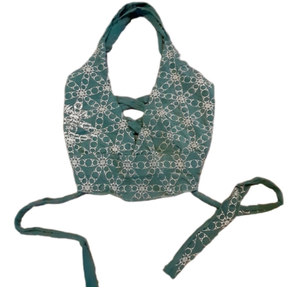 Maha Devi tie up crop top - Picture 1 of 2